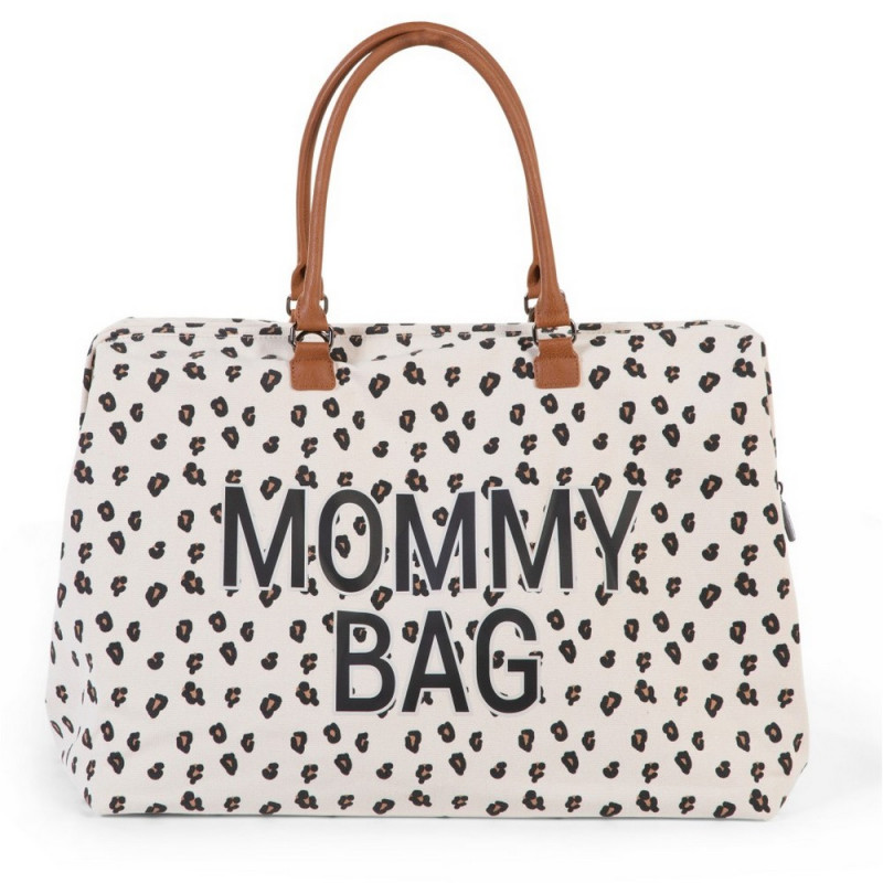 CHILDHOME MOMMY BAG BIG, RUCNA TORBA,LEOPARD
