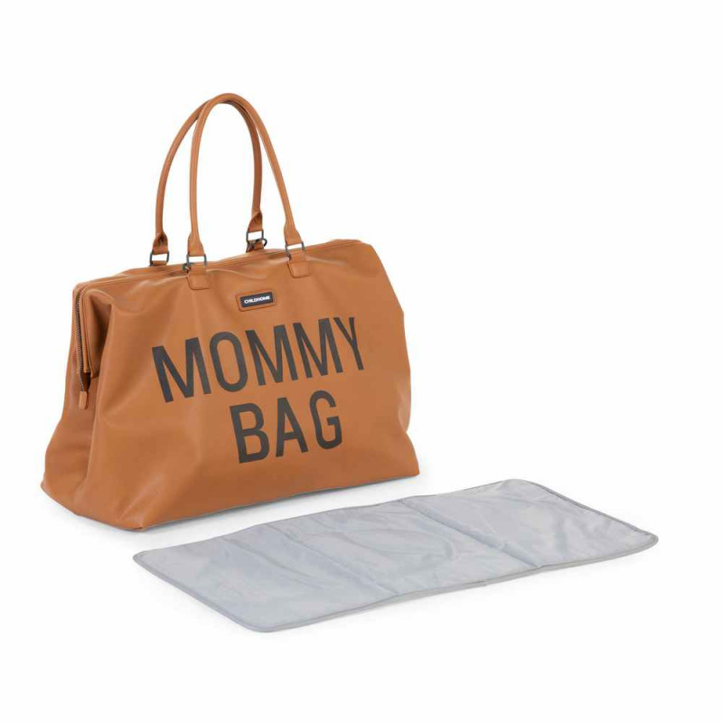 CHILDHOME MOMMY BAG BIG, RUCNA TORBA, LEATHERLOOK BROWN