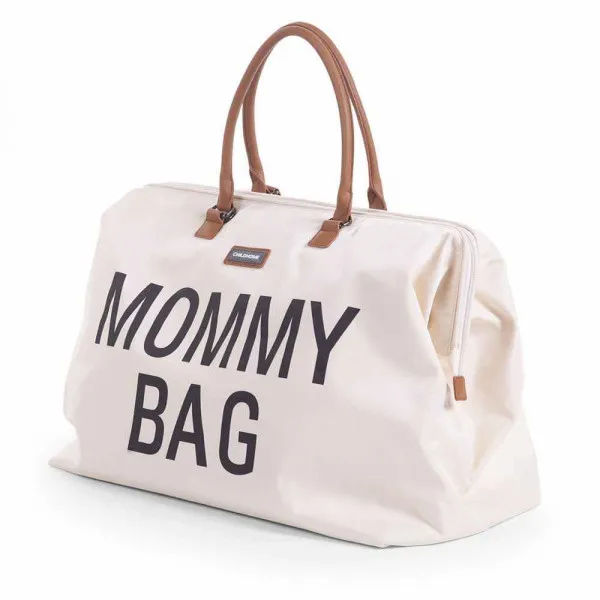 CHILDHOME MOMMY BAG BIG, RUČNA TORBA OFF WHITE 