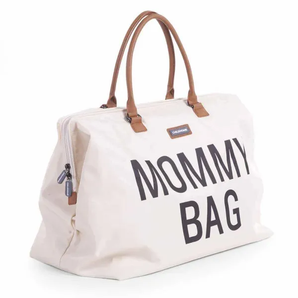 CHILDHOME MOMMY BAG BIG, RUČNA TORBA OFF WHITE 