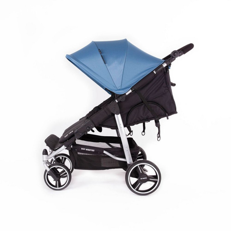 BABY MONSTERS EASY TWIN 3S DECIJA KOLICA SA SIVIM RAMOM/ATLANTIC 