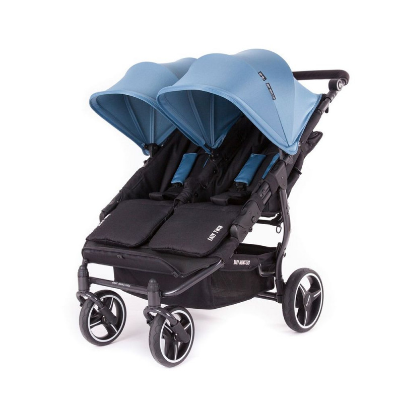 BABY MONSTERS EASY TWIN 3S DECIJA KOLICA SA SIVIM RAMOM/ATLANTIC 