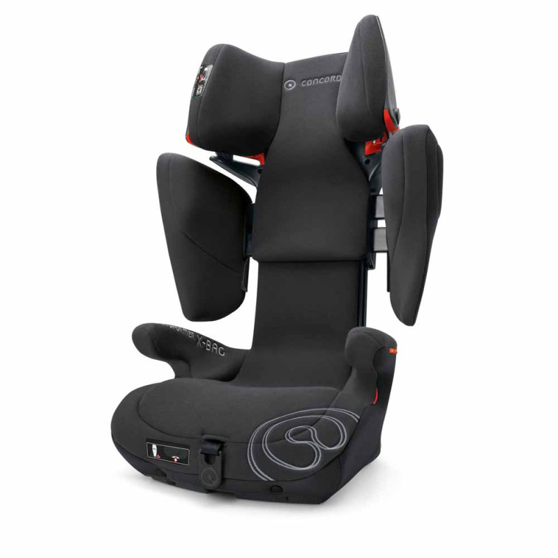 CONCORD TRANSFORMER X-BAG AUTO SEDISTE, GRUPA II/III, MIDNIGHT BLACK 