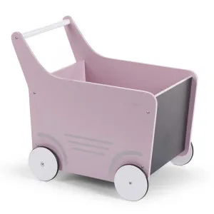 CHILDHOME DRVENA KOLICA ZA IGRACKE/GURALICA, SOFT PINK 