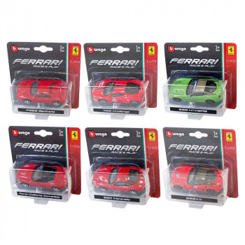 BURAGO AUTIĆ FERRARI RACE AND PLAY 1:43 