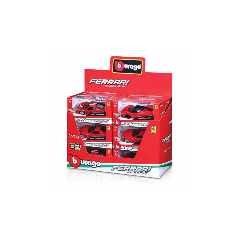 BURAGO FERRARI RACE & PLAY AUTIĆ 1/43 ASST 