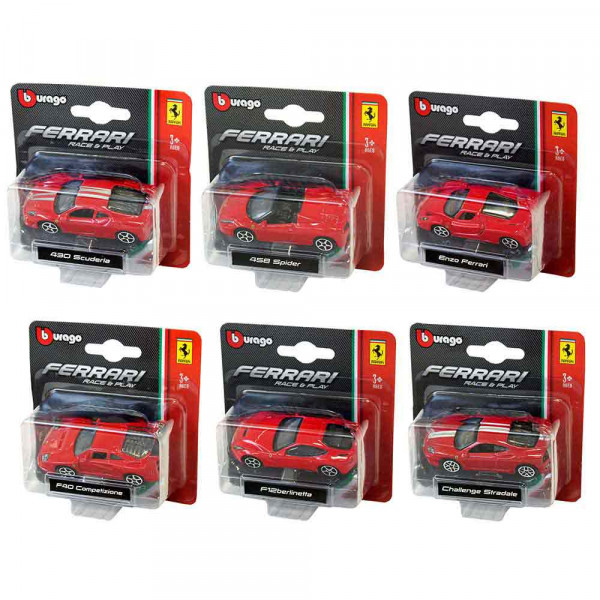 BURAGO AUTIĆI FERRARI 1:64 