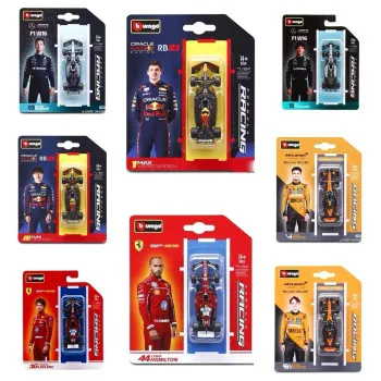 BURAGO F1 BEZ KACIGE 1:64 ASST 