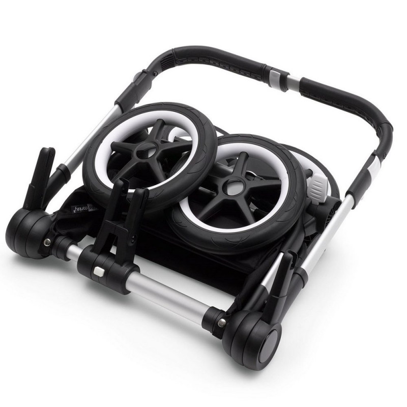 BUGABOO KOLICA DUO SISTEM DONKEY3 ALU/GREY MELANGE-RED