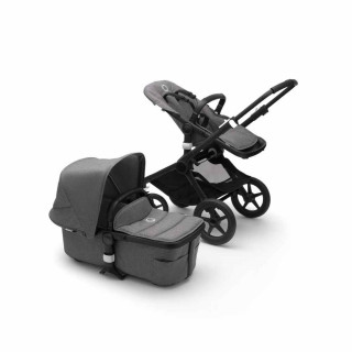 BUGABOO KOLICA DUO SISTEM FOX2 BLACK/GREY MELANGE