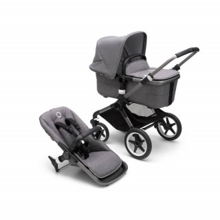 BUGABOO KOLICA DUO SISTEM FOX 3 COMPLETE GRAPHITE/GREY MELANG