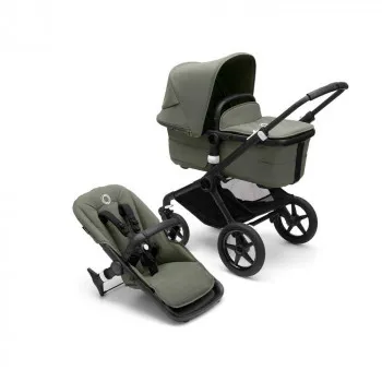 BUGABOO KOLICA DUO SISTEM FOX 3 COMPLETE BLACK/FOREST GREEN 