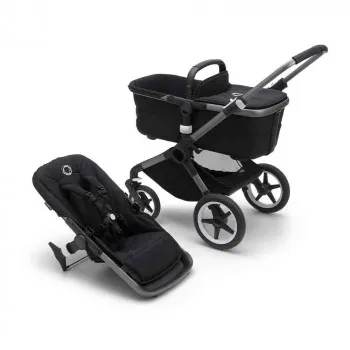 BUGABOO KOLICA DUO SISTEM FOX 3 BASE GRAPHITE/MIDNIGHT BLACK 