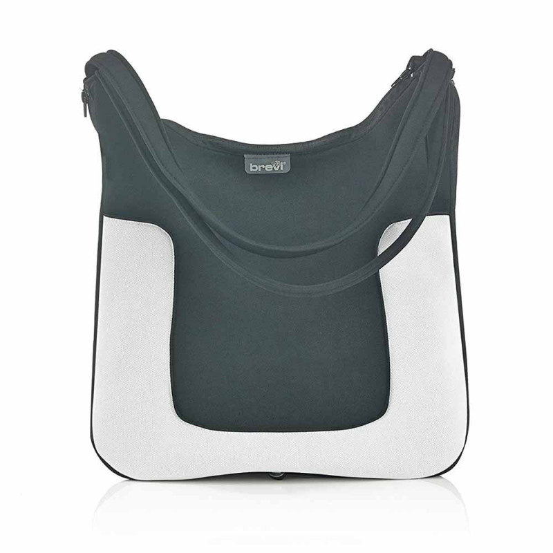 BREVI TORBA ZA PELENE MILESTRADE CRNO BELA
