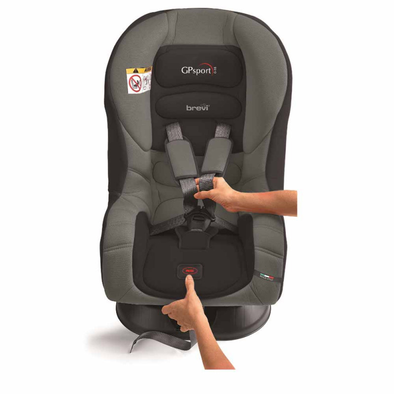 BREVI AUTOSEDISTE GP SPORT 0 18KG BLACK GREY CRNO SIVO Dexy Co Kids Akcija Cena