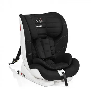 BREVI AUTO SEDISTE 1/2/3 (9-36KG) TAZIO ISOFIX  BLACK 