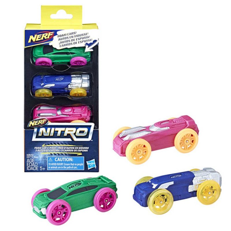 NERF NITRO AUTO MUNICIJA 3 KOM
