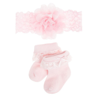 COOL CLUB SET TRAKA ZA KOSU I CARAPICE SETLIGHT PINK CLASSIC