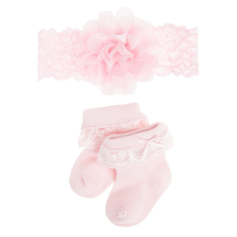 COOL CLUB SET TRAKA ZA KOSU I CARAPICE SETLIGHT PINK CLASSIC