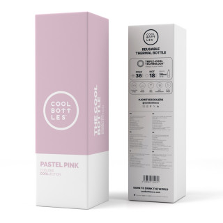 COOL BOTTLES TERMOS PASTEL ROZE 750 ML 