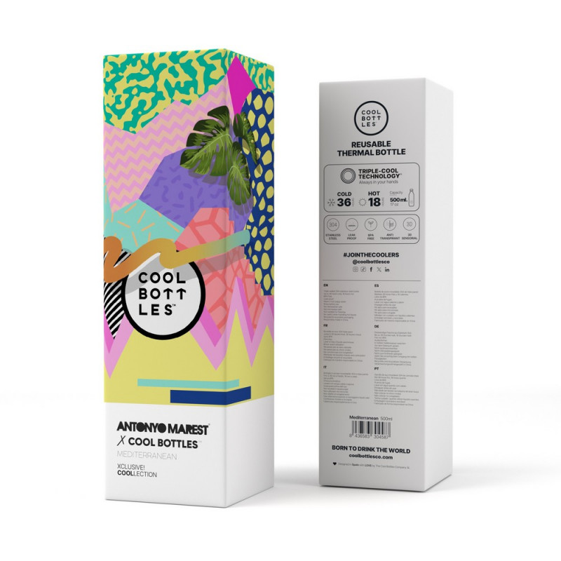 COOL BOTTLES TERMOS ANTONYO MAREST MEDITERAN 500 ML 