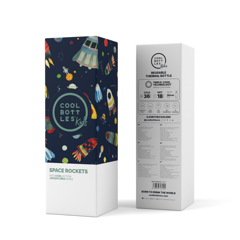 COOL BOTTLES TERMOS SVEMIRSKE RAKETE 260 ML 