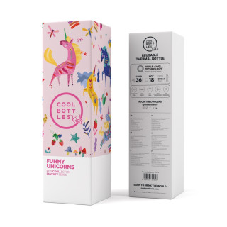 COOL BOTTLES TERMOS SMESNI JEDNOROZI 350 ML 