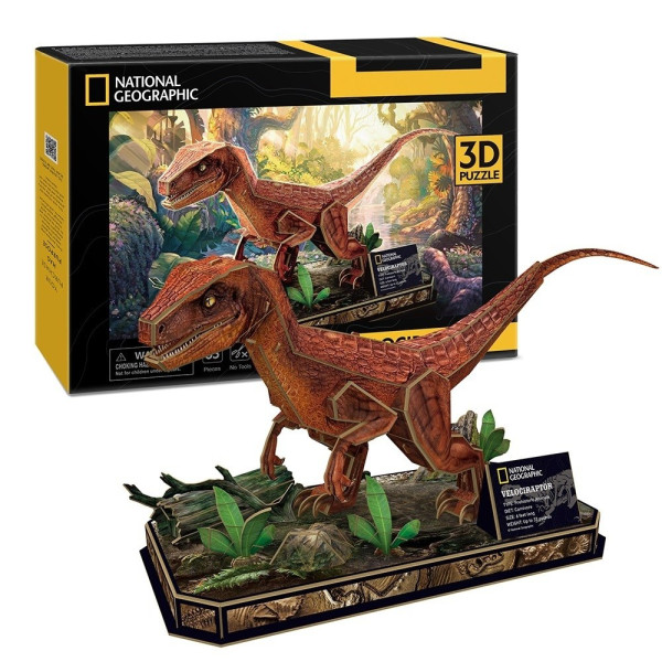 CUBIC FUN PUZZLE VELOCISAURUS  DS1053H KORISTI SE CBF210533 