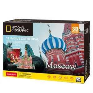 CUBIC FUN PUZZLE ST BASILS CATHEDRAL MOSCOW DS0999H