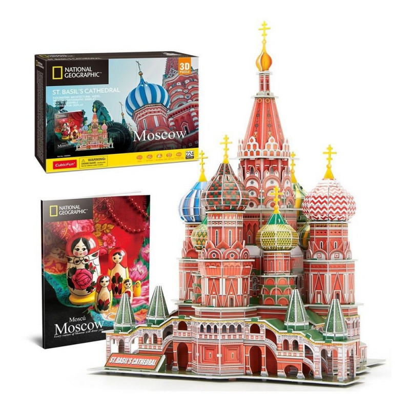 CUBIC FUN PUZZLE ST BASILS CATHEDRAL MOSCOW DS0999H 