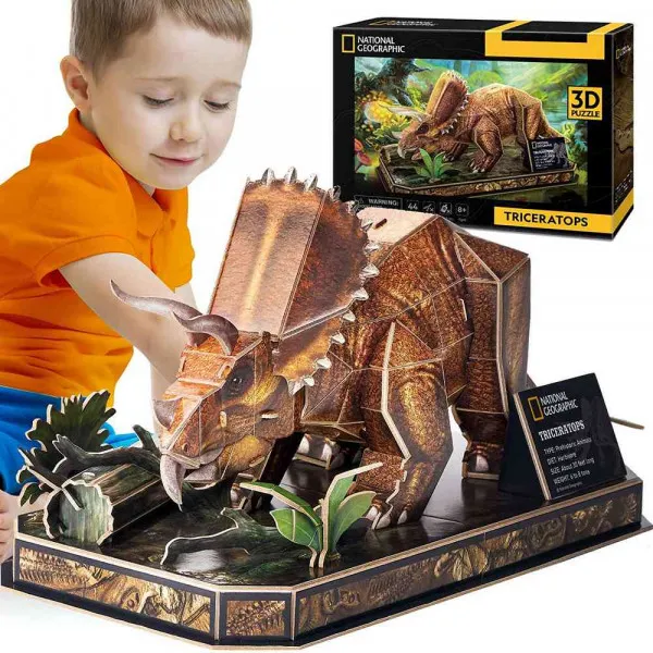 CUBICFUN PUZZLE TRICERATOPS  DS1052h 