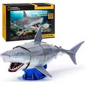 CUBIC FUN PUZZLE GREAT WHITE SHARK DS1098H 