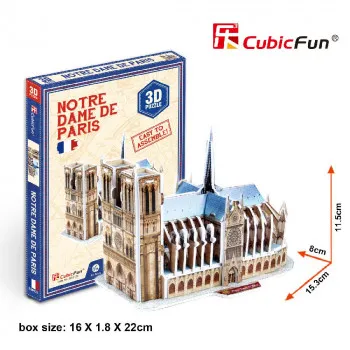 CUBICFUN PUZZLE NOTRE DAME DE PARIS S30 