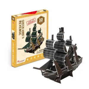CUBIC FUN PUZZLE QUEEN ANNES REVENGE (MINI) S3031H