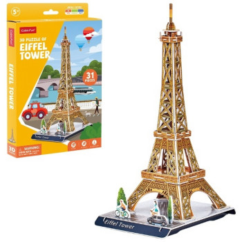 CUBIC FUN PUZZLE EIFFEL TOWER W3195H 