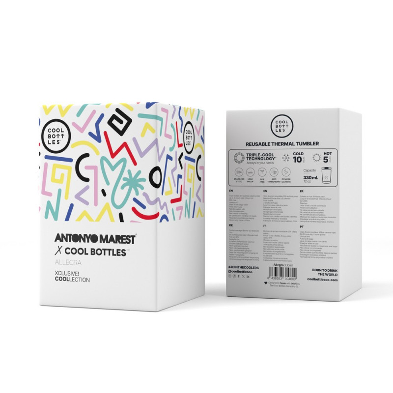 COOL BOTTLES TERMOS CASA ANTONYO MAREST ALLEGRA 330 ML 