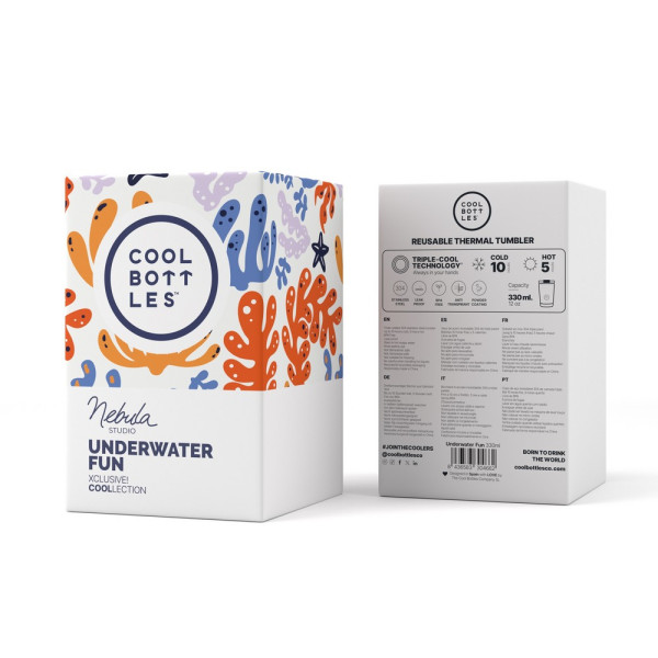 COOL BOTTLES TERMOS CASA NEBULA PODVODNA ZABAVA 330 ML 