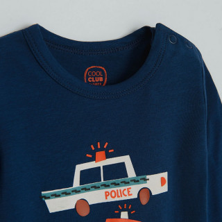 COOL CLUB BODI DUG RUKAV NAVY BLUE