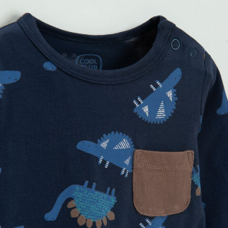 COOL CLUB BODI DUG RUKAV NAVY BLUE BOTANIC