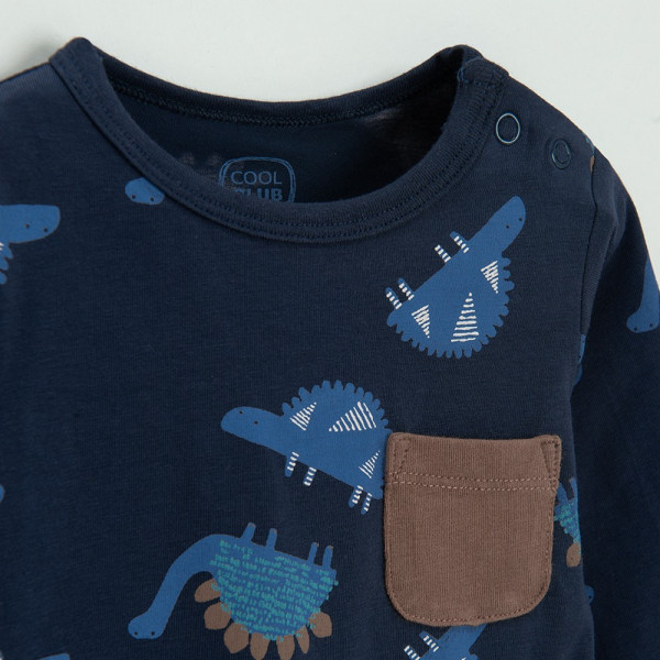 COOL CLUB BODI DUG RUKAV NAVY BLUE BOTANIC