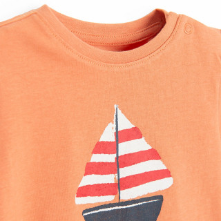 COOL CLUB MAJICA KRATAK RUKAV ORANGE MARITIME