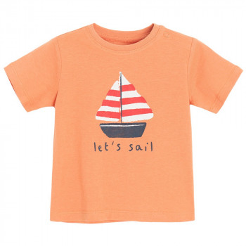 COOL CLUB MAJICA KRATAK RUKAV ORANGE MARITIME 