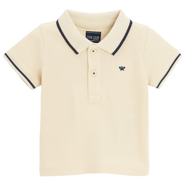 COOL CLUB MAJICA POLO KRATAK RUKAV POLOBEIGE MARITIME