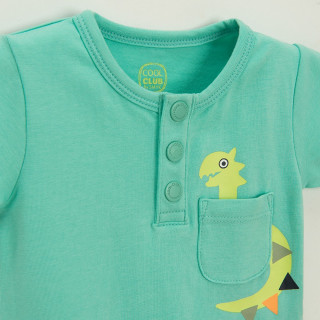 COOL CLUB BODI KRATAK RUKAV TURQUOISE BOTANIC