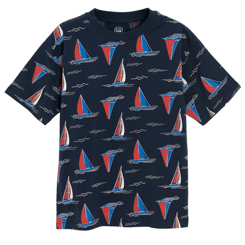 COOL CLUB MAJICA KRATAK RUKAV NAVY BLUE MARITIME