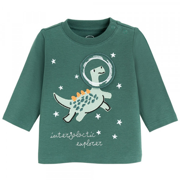 COOL CLUB MAJICA DUG RUKAV DARK GREEN