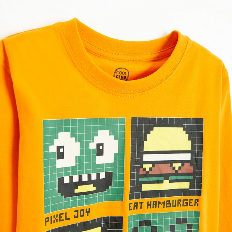COOL CLUB MAJICA DUG RUKAV YELLOW