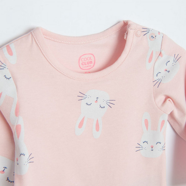COOL CLUB BODI DUG RUKAV LIGHT PINK