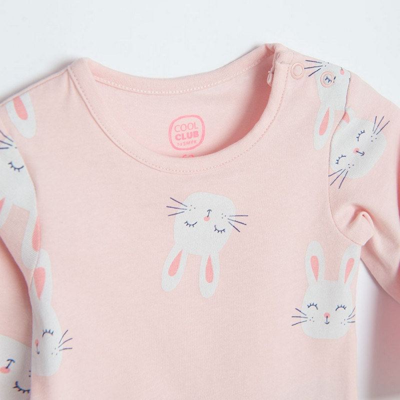 COOL CLUB BODI DUG RUKAV LIGHT PINK