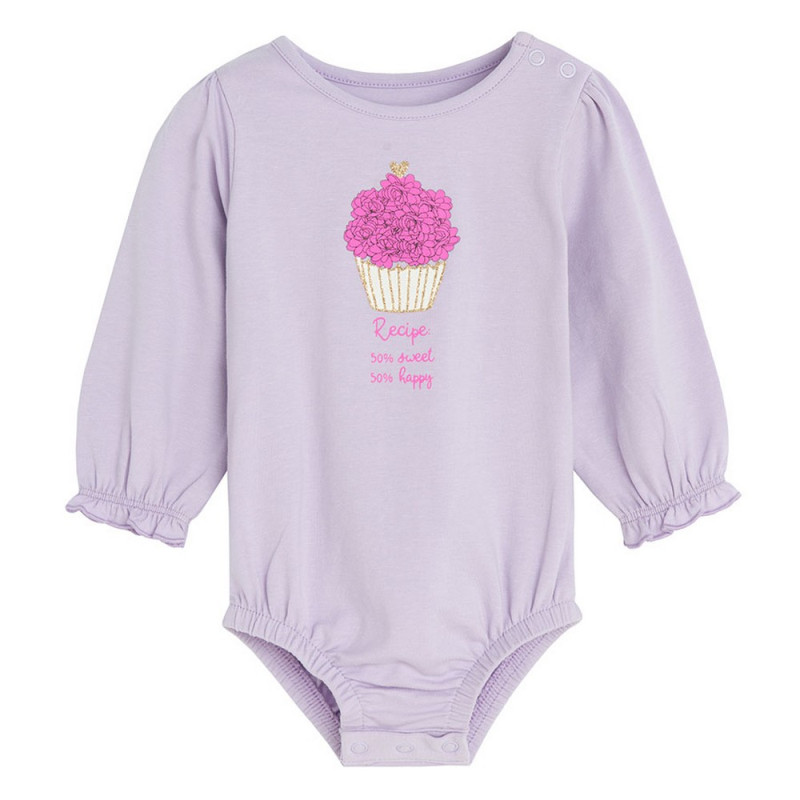 COOL CLUB BODI DUG RUKAV LIGHT VIOLET
